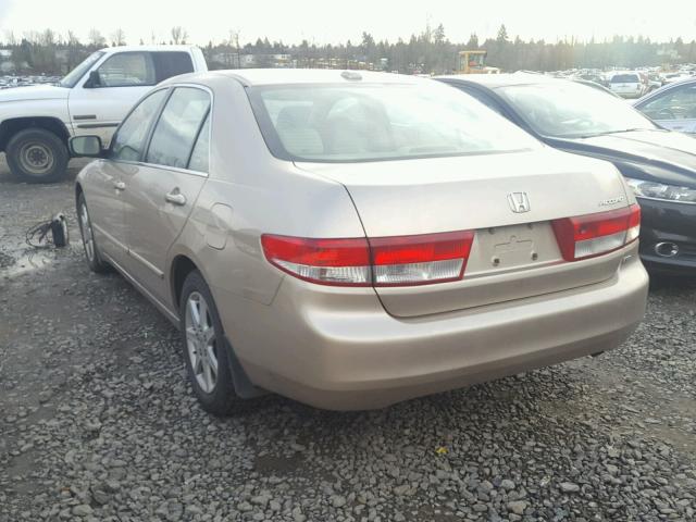 1HGCM66564A030645 - 2004 HONDA ACCORD EX GOLD photo 3