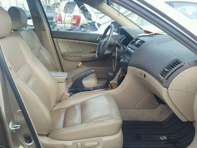 1HGCM66564A030645 - 2004 HONDA ACCORD EX GOLD photo 5