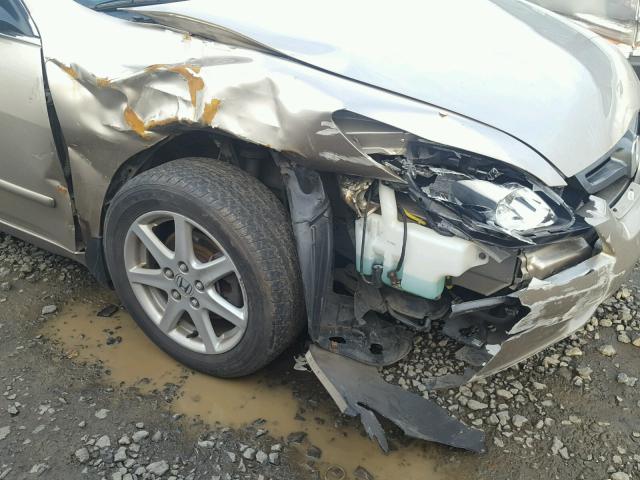 1HGCM66564A030645 - 2004 HONDA ACCORD EX GOLD photo 9