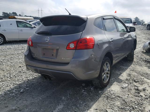 JN8AS5MT9AW014644 - 2010 NISSAN ROGUE S GRAY photo 4