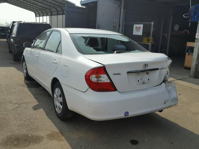 4T1BE32K74U357616 - 2004 TOYOTA CAMRY LE WHITE photo 3