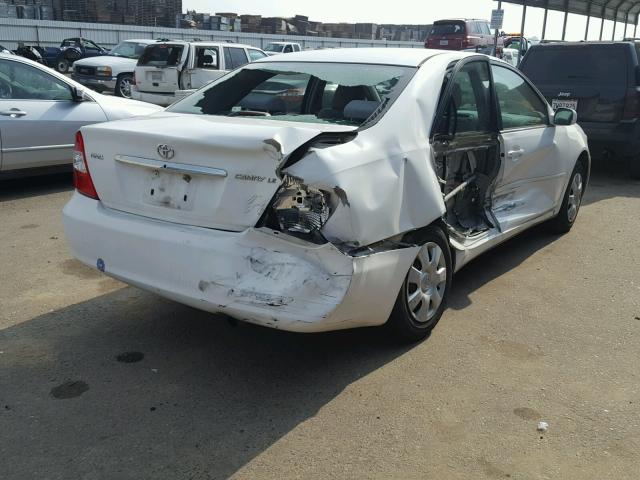 4T1BE32K74U357616 - 2004 TOYOTA CAMRY LE WHITE photo 4