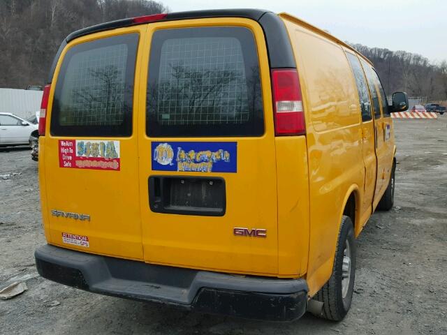 1GTGG25U151228835 - 2005 GMC SAVANA G25 YELLOW photo 4