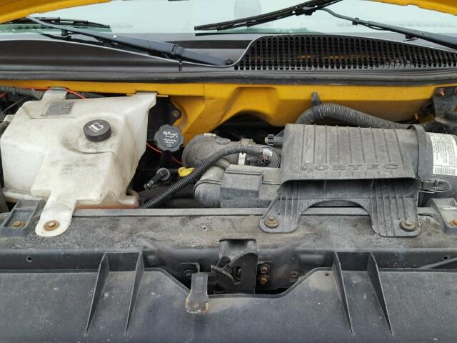 1GTGG25U151228835 - 2005 GMC SAVANA G25 YELLOW photo 7