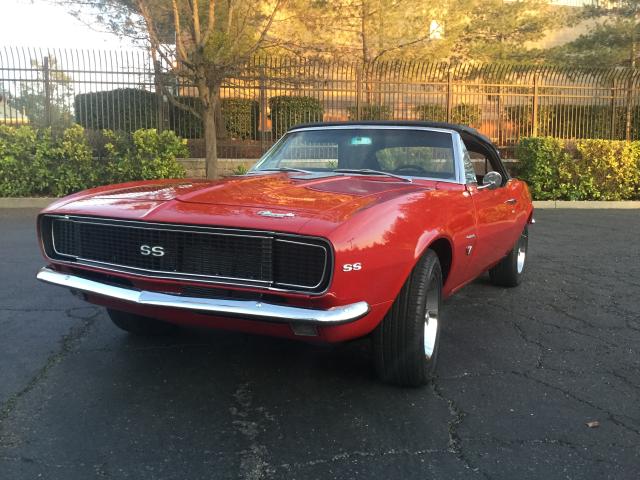 124677L125926 - 1967 CHEVROLET CAMARO SS RED photo 2