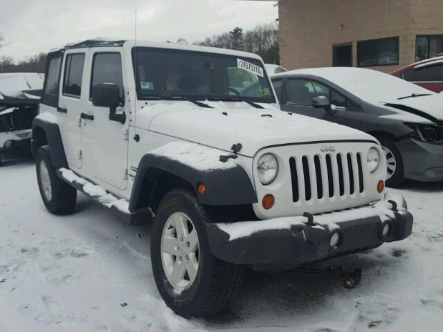 1C4HJWDG9DL522737 - 2013 JEEP WRANGLER U WHITE photo 1