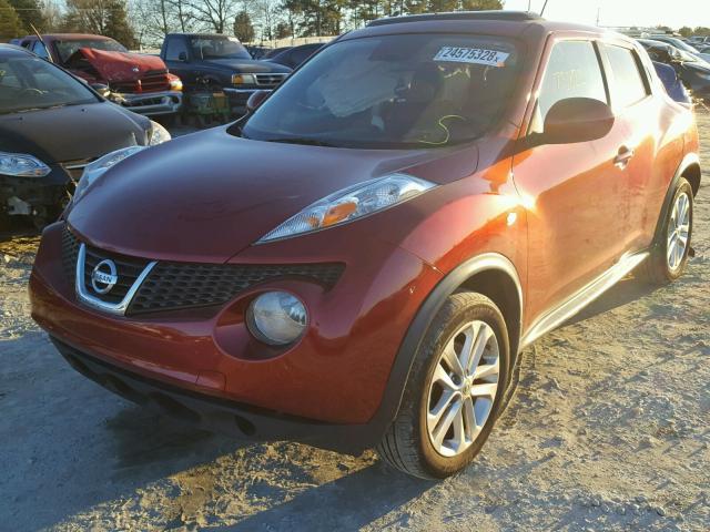 JN8AF5MR9DT201476 - 2013 NISSAN JUKE S MAROON photo 2