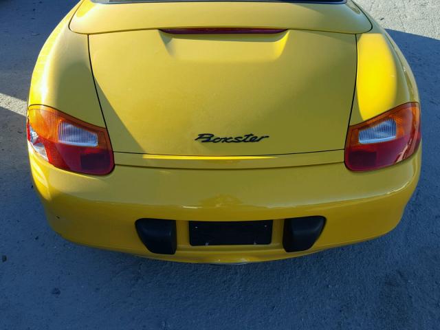 WP0CA29812U623105 - 2002 PORSCHE BOXSTER YELLOW photo 7