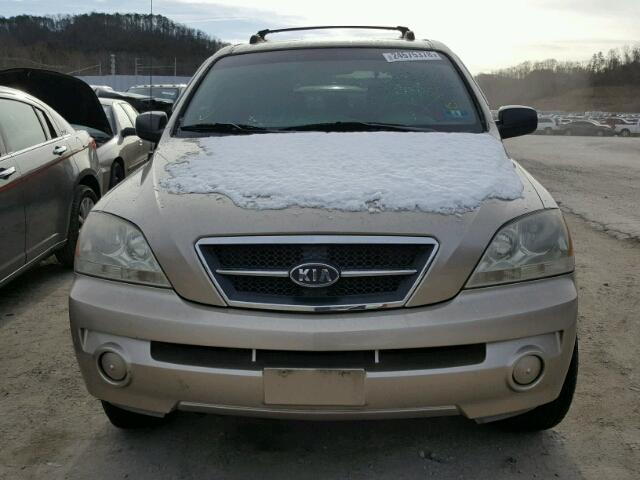 KNDJC733145241861 - 2004 KIA SORENTO EX GRAY photo 9