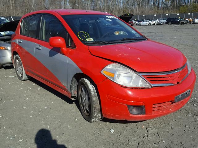 3N1BC1CP6AL451410 - 2010 NISSAN VERSA S RED photo 1