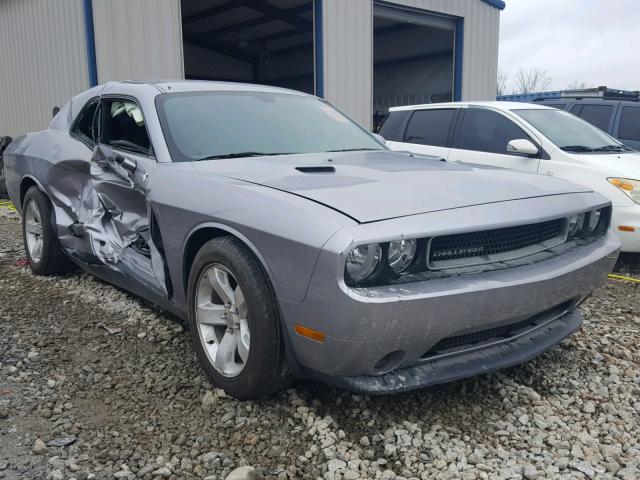 2C3CDYAG1EH133370 - 2014 DODGE CHALLENGER SILVER photo 1