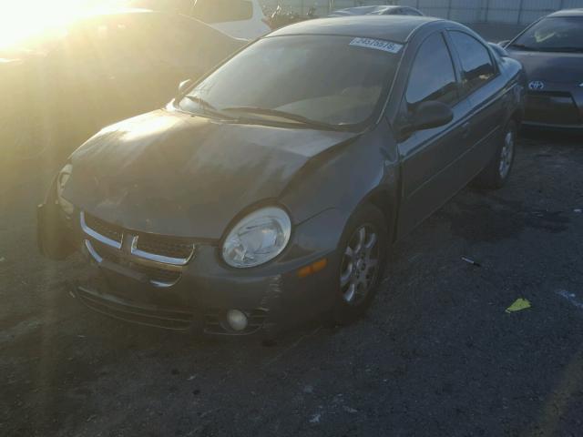 1B3ES56C43D142607 - 2003 DODGE NEON SXT CHARCOAL photo 2