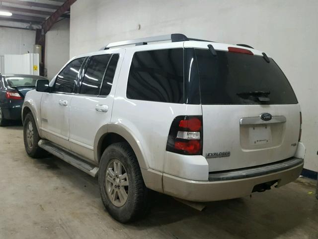 1FMEU64E07UB66407 - 2007 FORD EXPLORER E WHITE photo 3