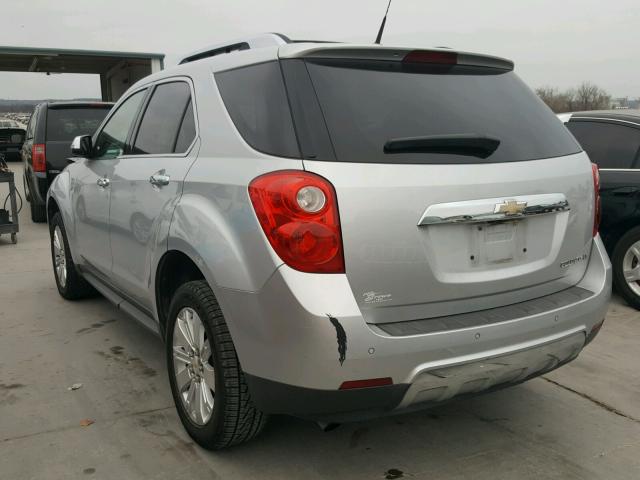 2CNALPEW4A6273822 - 2010 CHEVROLET EQUINOX LT SILVER photo 3