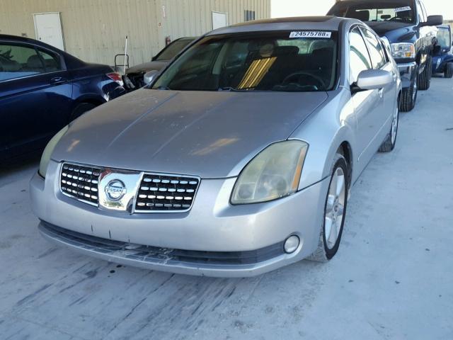 1N4BA41E74C836759 - 2004 NISSAN MAXIMA SE SILVER photo 2