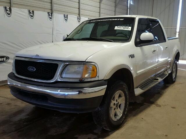 1FTRW08L21KD63703 - 2001 FORD F150 SUPER WHITE photo 2