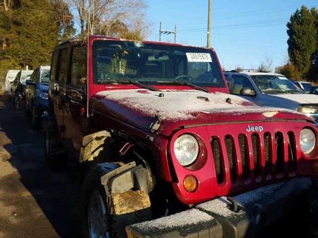 1J4BA3H19BL578582 - 2011 JEEP WRANGLER U RED photo 9