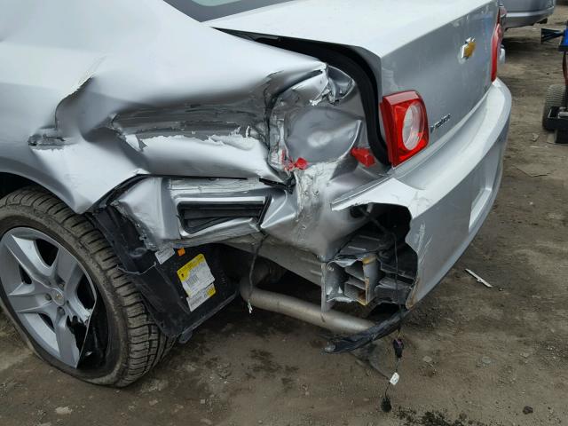 1G1ZB5E08CF373059 - 2012 CHEVROLET MALIBU LS ვერცხლისფერი ფოტო 9