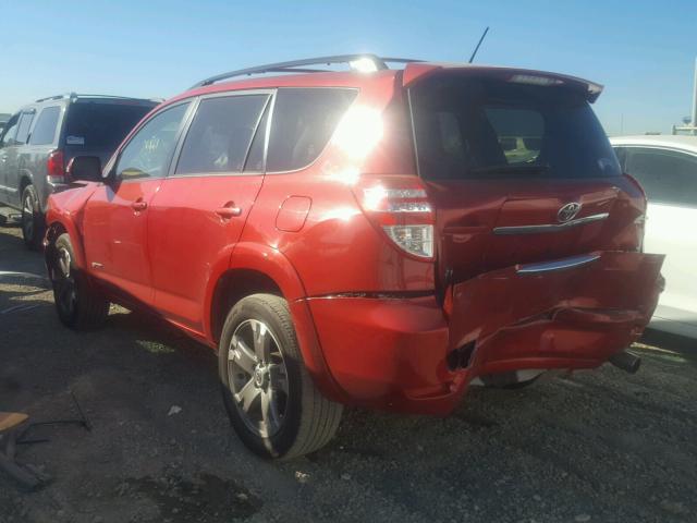 JTMWF4DV6A5028878 - 2010 TOYOTA RAV4 SPORT RED photo 3