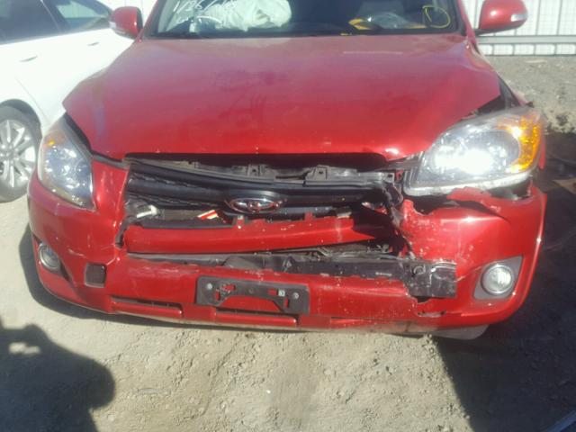 JTMWF4DV6A5028878 - 2010 TOYOTA RAV4 SPORT RED photo 9