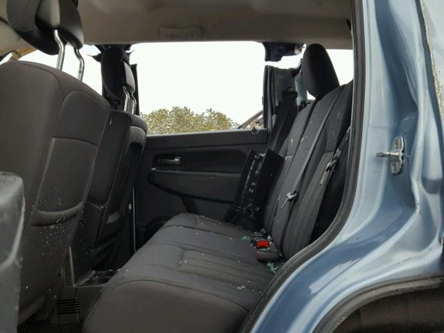 1C4PJMAKXCW198252 - 2012 JEEP LIBERTY SP BLUE photo 6