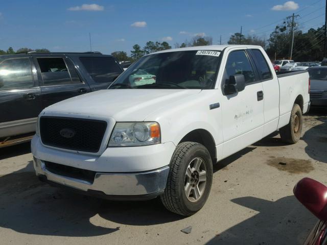 1FTRX12W45NB32876 - 2005 FORD F150 WHITE photo 2