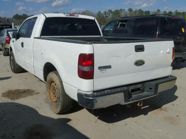 1FTRX12W45NB32876 - 2005 FORD F150 WHITE photo 3