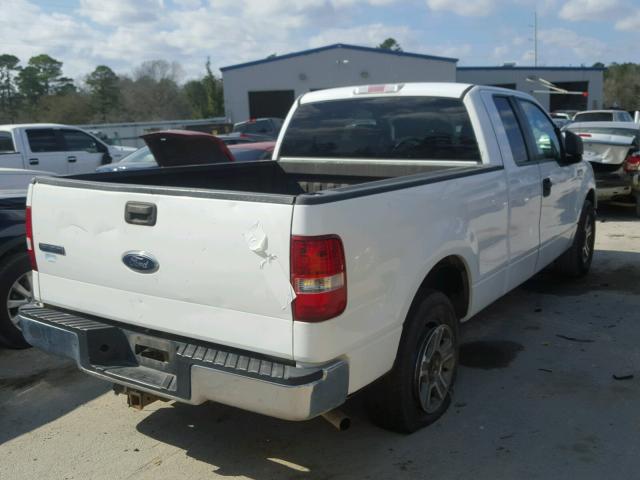 1FTRX12W45NB32876 - 2005 FORD F150 WHITE photo 4