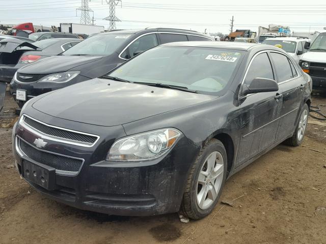 1G1ZB5E02CF247912 - 2012 CHEVROLET MALIBU LS შავი ფოტო 2