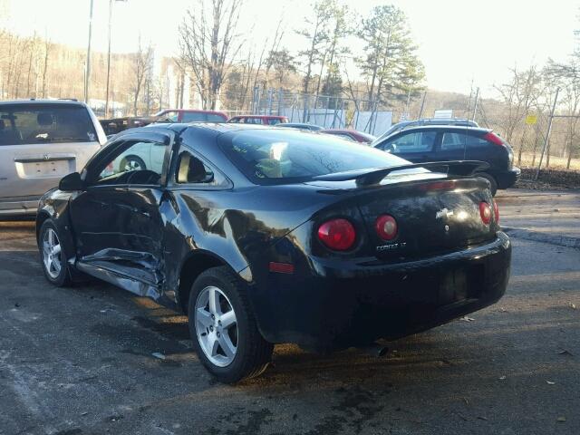 1G1AL15F267735070 - 2006 CHEVROLET COBALT LT BLACK photo 3