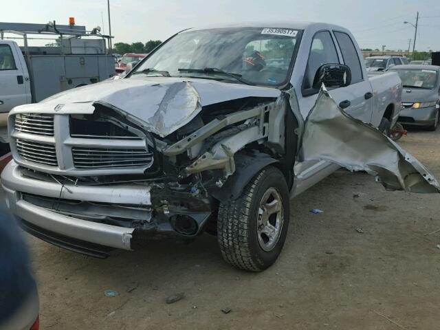 1D7HA18N54S724174 - 2004 DODGE RAM 1500 S SILVER photo 2