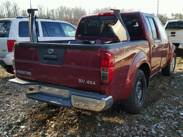 1N6AD0EV1GN797527 - 2016 NISSAN FRONTIER S RED photo 4