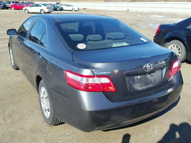 4T1BE46K77U142516 - 2007 TOYOTA CAMRY NEW GRAY photo 3