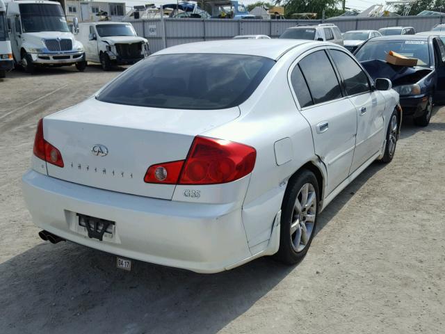 JNKCV51E15M211423 - 2005 INFINITI G35 WHITE photo 4