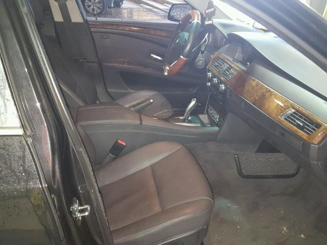 WBANV13519C152642 - 2009 BMW 528 XI Սև լուսանկար 5