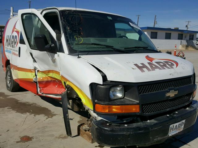 1GCWGFBA4D1157786 - 2013 CHEVROLET EXPRESS G2 WHITE photo 1