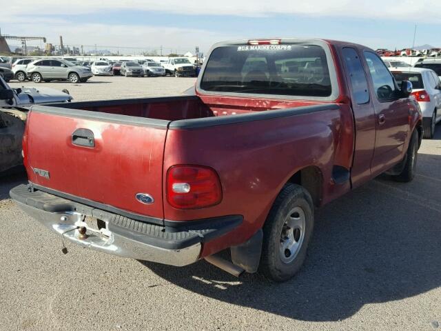 1FTZX0721XKA63682 - 1999 FORD F150 RED photo 4