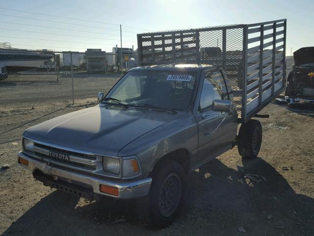 JT4RN81P5K5040941 - 1989 TOYOTA PICKUP 1/2 GRAY photo 2