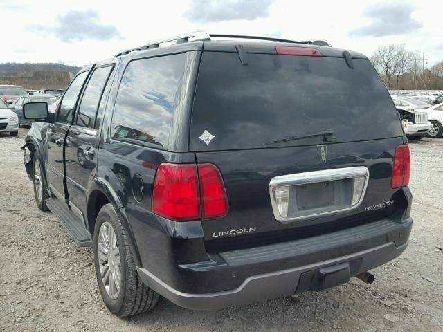 5LMFU27R54LJ43358 - 2004 LINCOLN NAVIGATOR BLACK photo 3