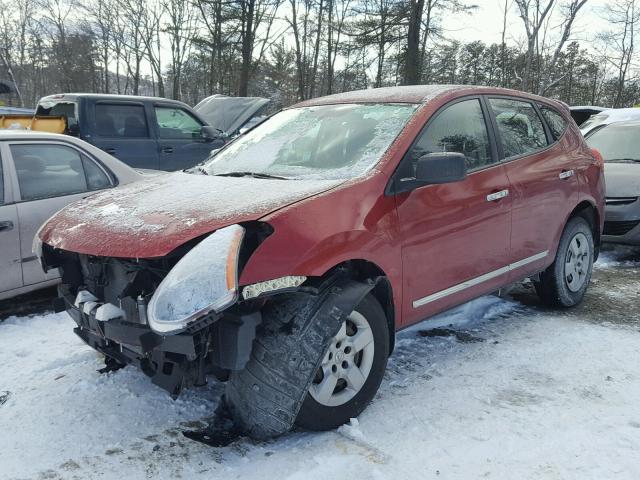 JN8AS5MV9BW265036 - 2011 NISSAN ROGUE S RED photo 2