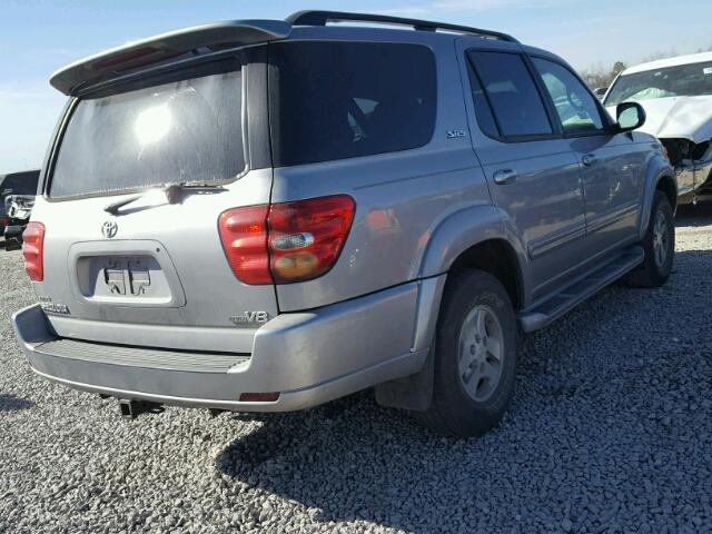 5TDZT34A23S157131 - 2003 TOYOTA SEQUOIA SR GRAY photo 4