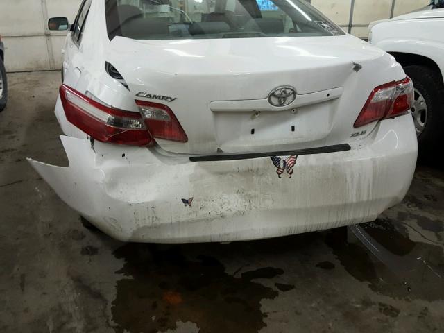 4T1BE46K67U631098 - 2007 TOYOTA CAMRY NEW WHITE photo 9