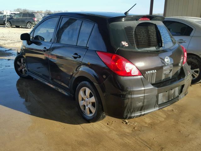 3N1BC1CP9BL512332 - 2011 NISSAN VERSA S BLACK photo 3