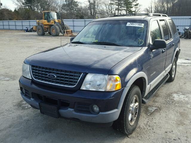 1FMDU73E42UC48345 - 2002 FORD EXPLORER X BLUE photo 2