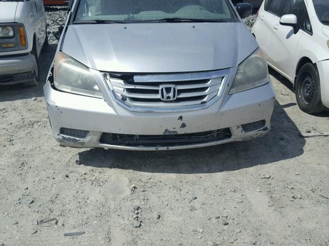 5FNRL3H21AB060491 - 2010 HONDA ODYSSEY LX SILVER photo 10