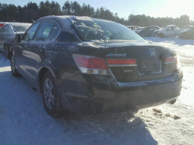 1HGCP2F64BA144987 - 2011 HONDA ACCORD SE BLACK photo 3