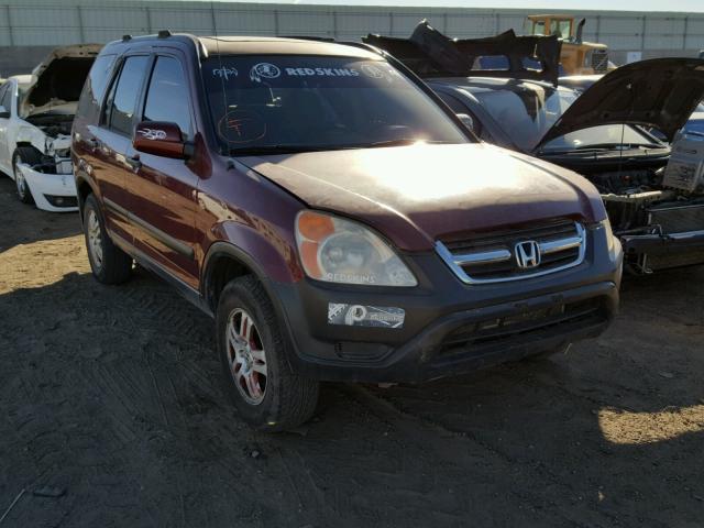 JHLRD78872C091058 - 2002 HONDA CR-V EX RED photo 1