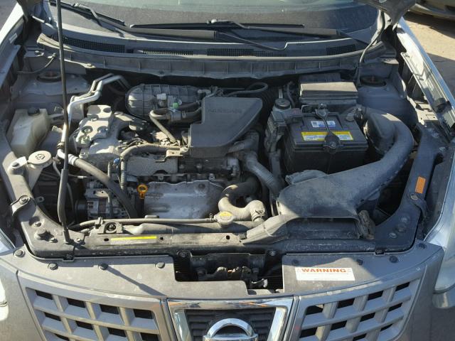 JN8AS58V48W127228 - 2008 NISSAN ROGUE S GRAY photo 7