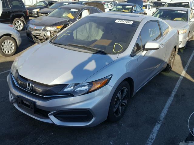 2HGFG3B88FH521001 - 2015 HONDA CIVIC EX SILVER photo 2