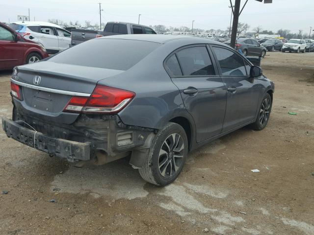 19XFB2F97DE083977 - 2013 HONDA CIVIC EXL GRAY photo 4
